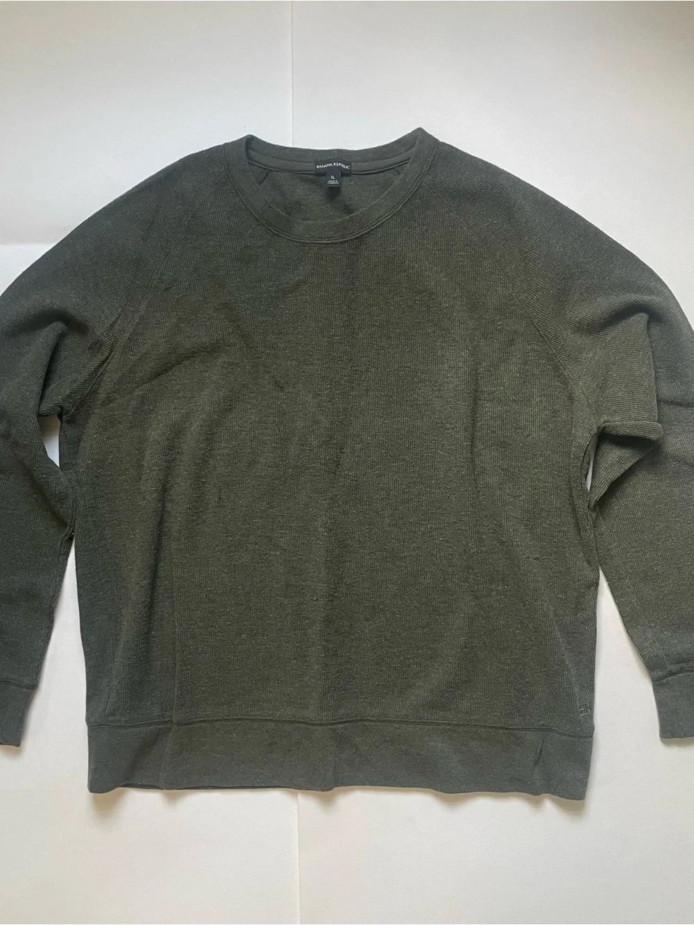 Banana Republic Olive Green Crewneck Sweater